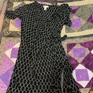 Motherhood maternity faux wrap dress